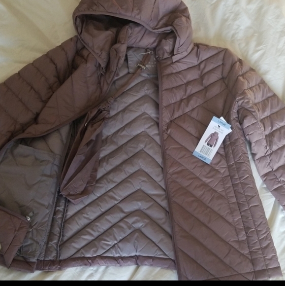 NEW DUSTY ROSE Packable Lightweight Down Jacket - Picture 4 of 9